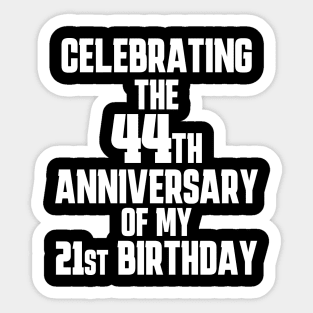 65th birthday Sticker